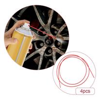 4x Spray Can Tubes 130cm Convenient Reliable Tip Extension Tubes for Industrial Automotive Lubricant Cleaner Hard to Reach Areas