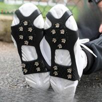 Ice Cleats: Anti-Slip Reinforced Spike Shoe Covers for Snow & Outdoor Activities S 24-33