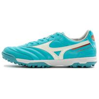 Mizuno Morelia Series Comfortable PU Synthetic Leather Shock Absorbing Non-Slip Soccer Shoes Men Soccer Shoes Light-Blue Q1GB230225 39