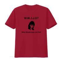 What Would Joan Jett Do T Shirt The Runaways Inspired Design for Rock Fans vintage Washed Top For Everyday Wear homme Stretched S