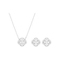 Swarovski Una Lucky Clover Necklace Women necklace 5642929 Box (Random Color) white