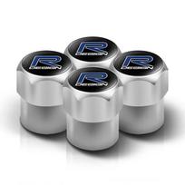 Car Logo Badge Wheel Tire Valve Caps Air Stem Tyre Plug Accessories For Volvo Rdesign XC60 XC40 V60 V40 EX30 XC90 S60 C30 V50