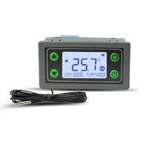 WIFI Remote Thermostat High Precision Digital Temperature Controller Module Cool Heat APP Temperature Collection High Low Alarm gray