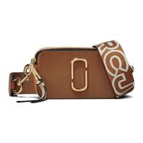 Marc Jacobs Snapshot Metallic Leather Shoulder Crossbody Bag Women bags Brown 2S3HCR500H03213 Basic Set (Bag+Dust Bag)