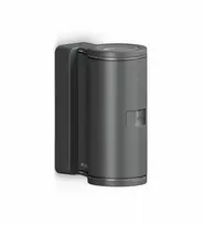 Steinel sieninis šviestuvas Fasadinis šviestuvas su judesio ir prieblandos jutikliu L940 S PIR 14.5W 2xGU-10 3000K 1240lm IP44 IK03 230V antracito / aliuminio / plastiko