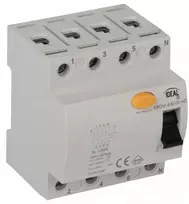 „Kanlux“ 4P 40A 0,03A diferencialinis automatinis jungiklis, tipas AC KRD10-4/40/30-AC VDE 38741