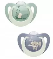 NUK NUK Čiulptukas USP 2vnt 6-18M FC HIP/KOAL 101763751/
