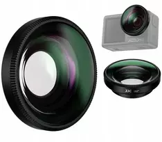 JJC Konvertavimo objektyvas „FOV Boost Lens 182°“ konverteris, skirtas „DJI Osmo Action 5 Pro“ / „Osmo Action 4“ / „F-two“