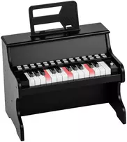 Promotion 25 klavišų vaikų mini skaitmeninis pianinas juodas