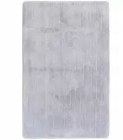 Strado triušio kilimėlis 140x200 cm, sidabrinis - minkštas svetainei ir miegamajam
