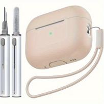Apsauginis silikoninis dėklas AirPods Pro 2,  Pieno arbata