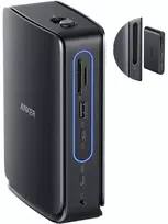 Anker Nano 13-in-1 Docking Station, 140W, 4xUSB-C, 3xUSB, 2xHDMI, 1xDP, SD/Micro SD slot, juodas