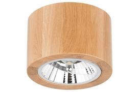Surface-mounted wooden tube LED 135 OAK living room kitchen room STYLISH