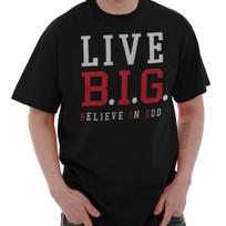 Believe In God Cool Religious Christian Gym Womens or Mens Crewneck T Shirt Tee XL
