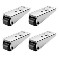 4 Pcs Silent Right Angle Directional Rollers Effortless Furniture Caster  Household 4 Pcs