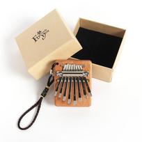 8 keys Kalimba Thumb Piano Acoustic Finger Piano Music Instrument Beech Wood Marimba Good Accessory Pendant Gift