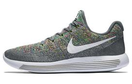 Nike Lunarepic Low Flyknit 2 Cool Grey/White Volt Blue Glow 863779-003 41