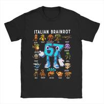 Italian Brainrot Six Seven Characters T-shirt L