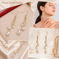 Tassel Drop Earrings for Women - Long Dangle Earrings, Summer Trendy Jewelry, Lightweight and Versatile for Daily Wear one size