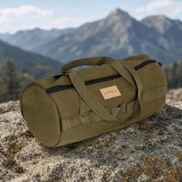 Portable Tent Peg Storage Bag Zipper Closure Canvas Carry Bag Camping Tool Bag  Camping Gear