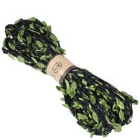 Vine Style Burlap Leaf Ribbon Hanging Design Artificial Green Leaves Twine  DIY Craft