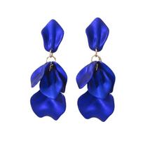 Candy Color Acrylic Drop Earrings Zinc Zinc Alloy Dangle Earrings Petal Tassel Earrings  Party Wear