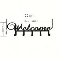 1 keychain wall hook metal key holder, suitable for entrances, kitchens, house keys, small accessories, and jewelry