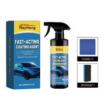 Car Nano Ceramic Coating Spray Kit Paint Sealant Hydrophobic Effect Glossy Mirror Shine Anti-Dust Water Repellent Detailing kit 1pcs