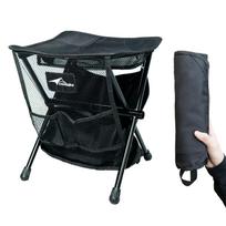 Travel Bird Folding Chair Lightweight and 110kg Weight Folding Chair with Storage Aluminum Alloy 600D Oxford Fabric Camping Suitable for Outdoor and -