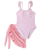 Girls Color Bikini Set 2 Piece Swimsuit for Kids 130