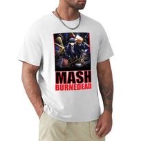 Mashle Mash Burnedead Tshirt Daily Wear Plain Short Sleeve Shirt S