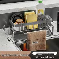 Double-Layer Kitchen Rack: Multi-Functional Bowl and Dish Drying Storage