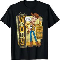 Hot Fashion Casual Disney Pixar Toy Story Sheriff Woody Talking Doll T-Shirt S-4XL Four Seasons XXXL