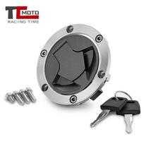 TCMOTO For Kawasaki Z250SL EX250 Ninja 250 EX300 Ninja 300 ER250 ER300 Z250 Z300 Motorcycle Fuel Gas Tank Cap Cover with gray