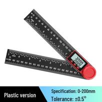 Universal Digital Angle Ruler Protractor for Woodworking Plastic type 0-200mm