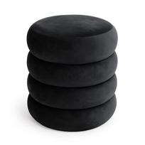 Pufas Snuggo, juodas