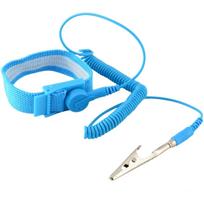 1Pcs Blue Anti Static Wrist Strap ESD Strap with Grounding Wire For Alligator Clip