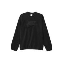 Nike Fleece-Lined Thick Pullover Sweatshirt with Embroidered Logo Men Tops Black DQ4889-010 M