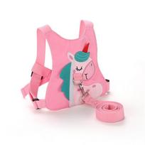 Vaikiškas saugos diržas ir nuo pametimo apsauganti kuprinės pavadėlis One Size (20.5cm*18cm) 150cm Rope pink