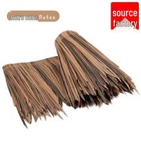 Waterproof Fire-Retardant Artificial Thatch for Outdoor Farmhouse Gazebo Roof Decoration beige