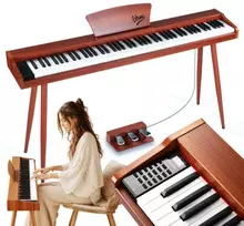 V-TONE BL-130 pianino cyfrowe czteronożne ruda