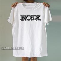 NOFX Punk Rock Band Tee Heavy Cotton Unisex White T-shirt Size S-5XL Unisex T-Shirt XL