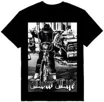 Low Rider Bike Chicano Mens Heavyweight T-Shirt Print On Shaka Wear Tee Unisex T-Shirt XXXL