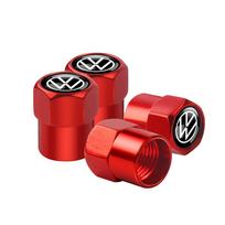 VOLKSWAGEN VW 4 vnt. Automobilio Metalinio Lydinio Ratlankio Padangos Vožtuvo Kamštelio Dangtelis Padangos Ventilio Dangteliai Volkswagen VW Golf Polo Tiguan Passat GTI
