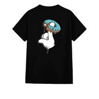 Unisex T-shirt - Donut Finger -Original Funny Summer Couple Cartoon Student Cute 2XL