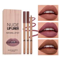 12-Color Lip Contour Pencil Kit | Matte Finish & Wear-resistant, 12Pcs Ideal for Holiday Gift Giving One Size
