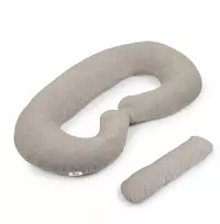 FLUMI nėščiosios ir maitinimo pagalvė TYPE C TEDDY, Pilkas