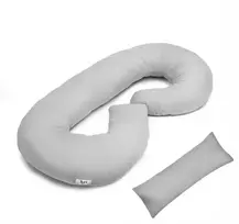 FLUMI nėščiosios ir maitinimo pagalvė TYPE C, Light Pilkas