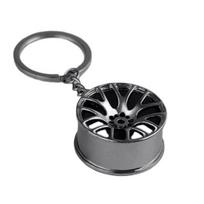 Car Wheel Rim Model Key Chain Keychain Wheel Fashion Metal Keyring Pendant juoda