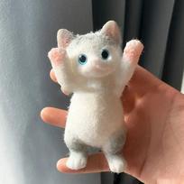Squishy Taba Cat Toy - Realistic Fluffy Sticky Stress  Soft Simulation Cat Squeeze Gift For Kids  Adults For Kids Adults Children's Birthday Gift
